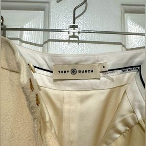 Tory Burch Cara Wide-Leg Side Stripe Pants NEW